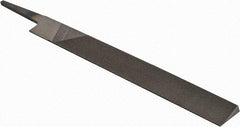 Value Collection - 7.61" Long, Smooth Cut, Knife American-Pattern File - Double Cut, 0.18" Overall Thickness, Tang - Best Tool & Supply