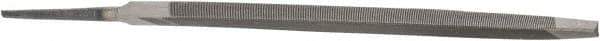 Value Collection - 6.44" Long, Taper American-Pattern File - Single Cut, 1/4" Overall Thickness, Tang - Best Tool & Supply