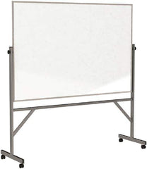 Ghent - 78" High x 77" Wide Reversible Dry Erase Board - Acrylate, 20" Deep, Includes Eraser & 4 Markers - Best Tool & Supply