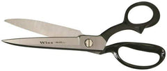 Wiss - 6" LOC, 12-1/2" OAL Inlaid Upholstery, Carpet, Drapery & Fabric Shears - Offset Bent Handle, For Carpet, Drapery, Upholstery - Best Tool & Supply