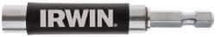 Irwin - 1/4" Magnetic Quick Release Bit Holder - 1/4" Hex Drive, 4-11/16" OAL - Best Tool & Supply