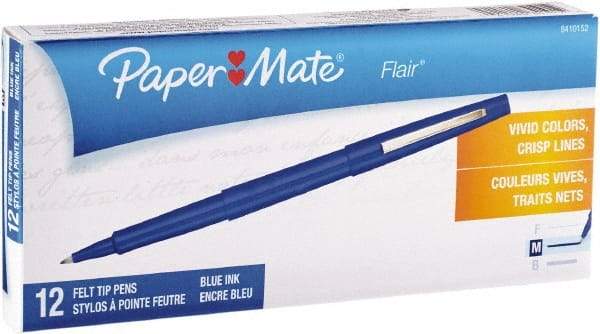 Paper Mate - Needle Porous Point Pen - Blue - Best Tool & Supply