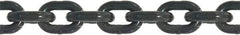 Value Collection - 5/8" Welded Alloy Chain - 18,100 Lb Capacity, Grade 80, 150' Long, Black Finish - Best Tool & Supply