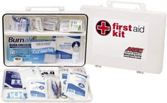 Medique - 200 Piece, 50 Person, Industrial First Aid Kit - 13-3/4" Wide x 9-1/2" Deep x 3" High, Plastic Case - Best Tool & Supply