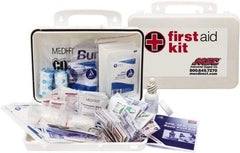 Medique - 150 Piece, 25 Person, Industrial First Aid Kit - 9-1/4" Wide x 6-3/4" Deep x 3" High, Plastic Case - Best Tool & Supply