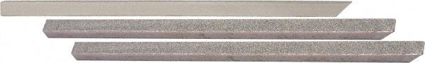 Value Collection - Coarse, Medium & Fine, Single End Diamond Hone - 250 Grit, 1/4" Wide x 1/4" High x 6" OAL - Best Tool & Supply