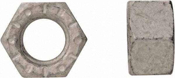 Bowmalloy - 1/4-28 Steel Right Hand Hex Nut - 7/16" Across Flats, 0.22" High, Bowma-Guard Finish - Best Tool & Supply