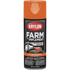 Krylon - Orange (Allis Chalmers), 12 oz Net Fill, Gloss, Farm & Equipment Spray Paint - 12 oz Container, Use on Equipment - Best Tool & Supply