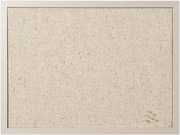 MasterVision - 17.72" Wide x 23.62" High Cork Bulletin Board - Fabric, Gray - Best Tool & Supply