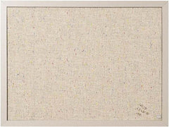 MasterVision - 17.72" Wide x 23.62" High Cork Bulletin Board - Fabric, Gray - Best Tool & Supply