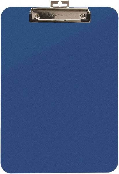 Baum/Gartens - 2 Inch Long x 11 Inch Wide, Clip Board - Blue - Best Tool & Supply