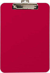 Baum/Gartens - 13-1/4 Inch Long x 9-1/4 Inch Wide, Clip Board - Red - Best Tool & Supply