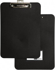 Baum/Gartens - 12-1/2 Inch Long x 9 Inch Wide, Clip Board - Black - Best Tool & Supply