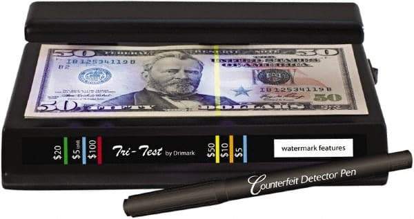 Dri-Mark - Black Counterfeit Detector Marker - Felt Tip, Chemically Sensitive Ink - Best Tool & Supply