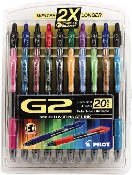 Pilot - Conical Roller Ball Pen - Assorted Colors - Best Tool & Supply