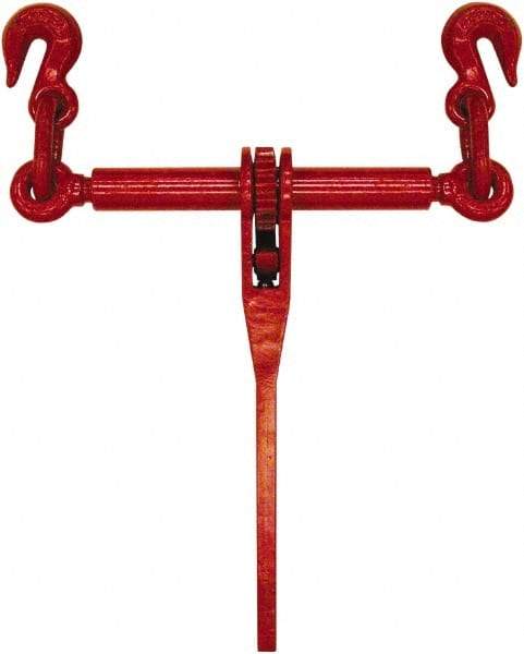 Buyers Products - 6,600 Lb Load Capacity Ratchet Loadbinder - 3/8" Max Chain Size, 8" Take Up, Chain Grade 70 - Best Tool & Supply