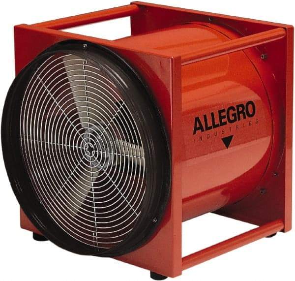 Allegro - 20" Inlet, Electric AC Axial Blower - 1.5 hp, 6,837 CFM (Free Air), Explosion Proof, 230 Max Voltage Rating - Best Tool & Supply