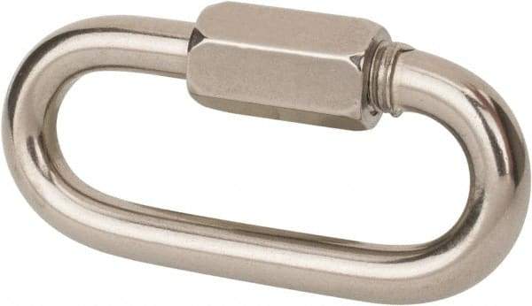 Value Collection - 316 Grade Stainless Steel Quick Link - 1/4" Diameter - Best Tool & Supply