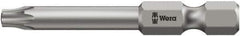 Wera - 1/4" Drive IPR10 Torx Plus Screwdriver Bit - 3-1/2" OAL, Tamper Resistant Bit - Best Tool & Supply