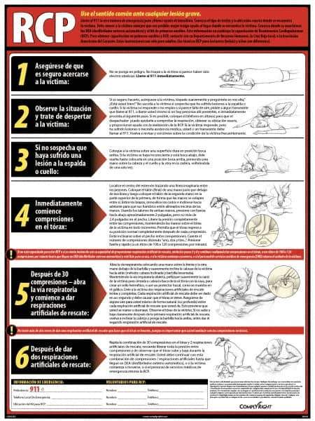 ComplyRight - Regulatory Compliance General Safety & Accident Prevention Training Kit - Spanish, 18" Wide x 24" High - Best Tool & Supply