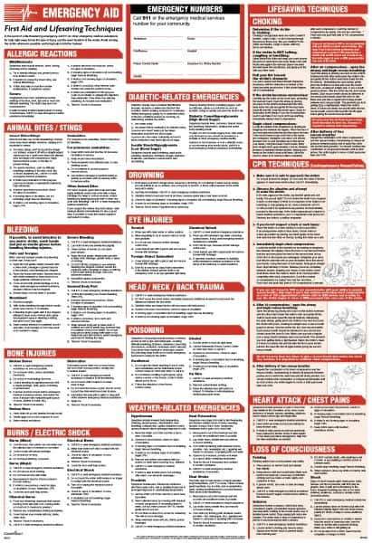 ComplyRight - Regulatory Compliance General Safety & Accident Prevention Training Kit - English, 25-1/4" Wide x 35-1/4" High - Best Tool & Supply