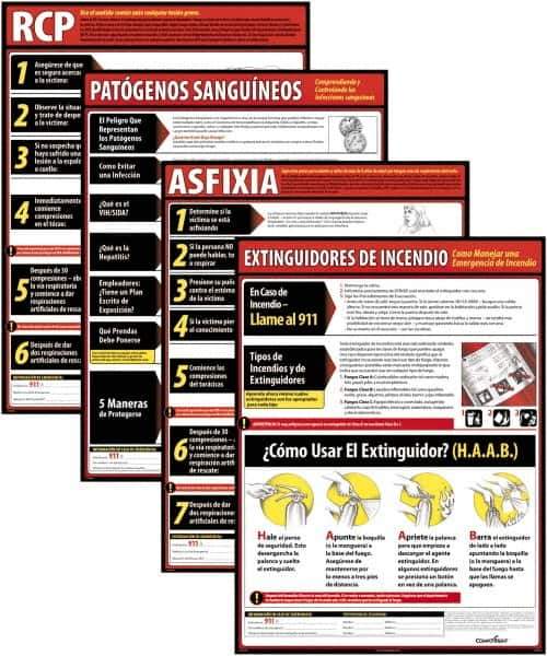 ComplyRight - Regulatory Compliance General Safety & Accident Prevention Training Kit - English, 18" Wide x 24" High - Best Tool & Supply