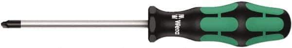 Wera - 4" Blade Length Tri-Point Screwdriver - 8" OAL - Best Tool & Supply