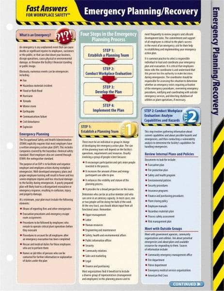 ComplyRight - Regulatory Compliance Hazmat, Spill Control & Right to Know Training Kit - English, 11" Wide x 17" High - Best Tool & Supply