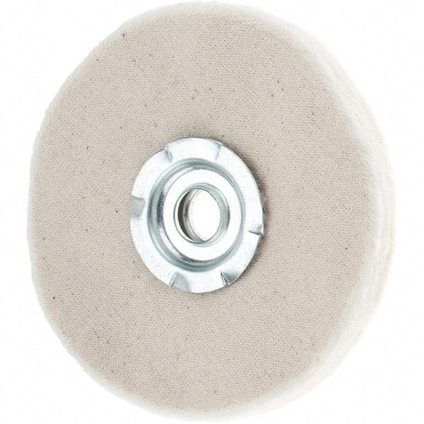 Value Collection - 4" Diam x 1/4" Thick Unmounted Buffing Wheel - 20 Ply, Polishing, 1" Arbor Hole, Soft Density - Best Tool & Supply