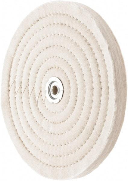 Value Collection - 10" Diam x 3/4" Thick Unmounted Buffing Wheel - 60 Ply, Polishing, 1" Arbor Hole, Medium Density - Best Tool & Supply