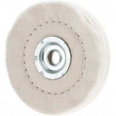 Value Collection - 4" Diam x 1/2" Thick Unmounted Buffing Wheel - 50 Ply, Polishing, 1" Arbor Hole, Medium Density - Best Tool & Supply