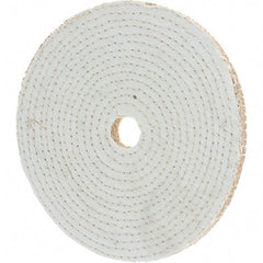 Value Collection - 10" Diam x 1/4" Thick Unmounted Buffing Wheel - 40 Ply, Polishing, 1-1/4" Arbor Hole, Hard Density - Best Tool & Supply