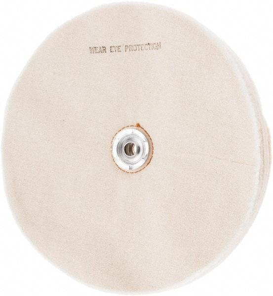 Value Collection - 10" Diam x 1/2" Thick Unmounted Buffing Wheel - 50 Ply, Polishing, 1" Arbor Hole, Soft Density - Best Tool & Supply