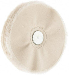 Value Collection - 4" Diam x 1/2" Thick, Soft Mounted Polishing Wheel - 50 Ply - Best Tool & Supply