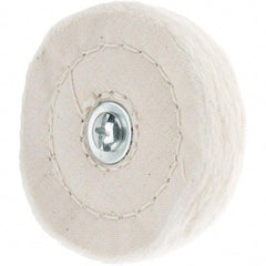 Value Collection - 3" Diam x 1/2" Thick, Soft Mounted Polishing Wheel - 50 Ply - Best Tool & Supply