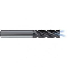 10mm Dia. - 72mm OAL - 4 FL Variable Helix Nano-A Carbide End Mill - Best Tool & Supply