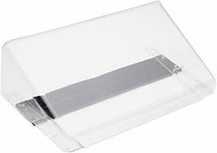 Deflect-o - 13" Wide x 7" High x 4" Deep Plastic Wall File - 1 Compartment, Clear - Best Tool & Supply