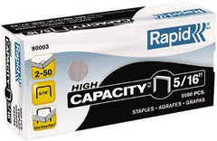 Rapid - 5/16" Leg Length, Galvanized Steel Staplers-Full Strip Desktop Staples - 50 Sheet Capacity, For Use with Rapid S50 High-Capacity SuperFlatClinch Half Strip Desktop Stapler, K1 Pliers, K2 & R90E - Best Tool & Supply