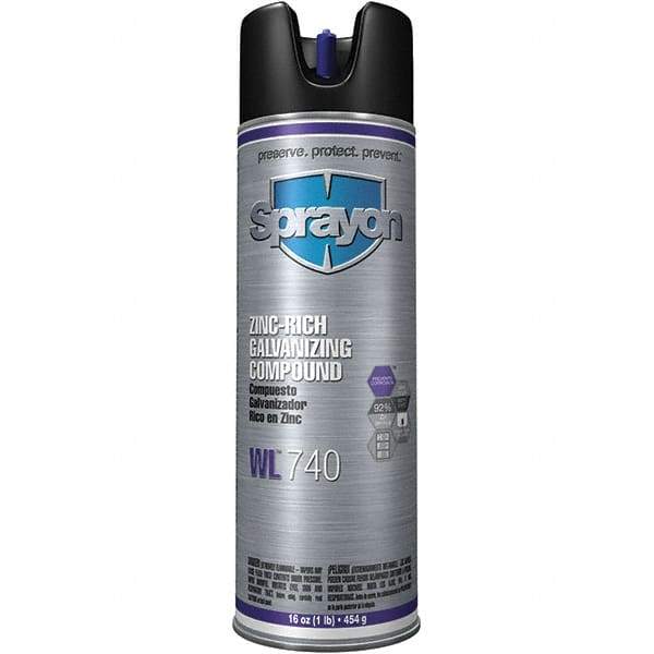 Sprayon - 14 oz Zinc Cold Galvanizing Compound - Comes in Aerosol - Best Tool & Supply