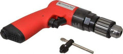 Universal Tool - 3/8" Reversible Keyed Chuck - Pistol Grip Handle, 1,800 RPM, 4.6 CFM, 0.8 hp, 90 psi - Best Tool & Supply