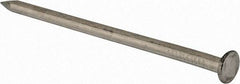 Made in USA - 16D, 8 Gauge, 3-1/2" OAL Common Nails - Smooth Shank, Aluminum - Best Tool & Supply