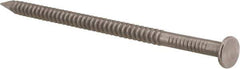 Made in USA - 16D, 8 Gauge, 3-1/2" OAL Common Nails - Ring Shank, 316 Stainless Steel - Best Tool & Supply