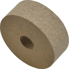 Cratex - 1" Diam x 3/8" Thick Unmounted Buffing Wheel - 1/4" Arbor Hole, Medium Grade - Best Tool & Supply