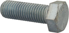 Hex Head Cap Screw: 3/4-10 x 2-1/4″, Grade 5 Steel, Zinc-Plated Fully Threaded, ASME B18.2.1 & SAE J429