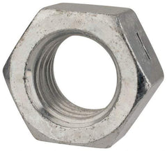 Value Collection - 3/4-10 UNC Grade 2 Two Way Lock Nut with Distorted Thread - 1-1/8" Width Across Flats, 41/64" High, Zinc-Plated Finish - Best Tool & Supply