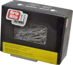 Value Collection - 4D, 15 Gauge, 1-1/2" OAL Finishing Nails - Smooth Shank, Grade 2 Steel, Bright Finish - Best Tool & Supply