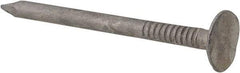 Value Collection - 11 Gauge, 1-3/4" OAL Roofing Nails - Ring Shank, Grade 2 Steel, Galvanized Finish - Best Tool & Supply