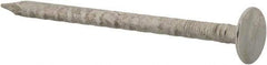 Value Collection - 11 Gauge, 2" OAL Roofing Nails - Ring Shank, Grade 2 Steel, Galvanized Finish - Best Tool & Supply