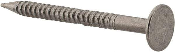 Value Collection - 13 Gauge, 1-1/4" OAL Underlayment Nails - Annular Thread Shank, Grade 2 Steel, Uncoated - Best Tool & Supply