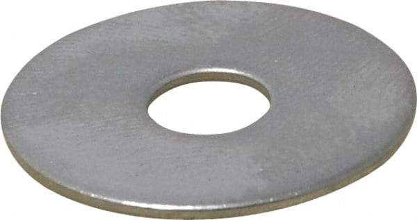 Value Collection - 1/4" Screw, Grade 18-8 Stainless Steel Fender Flat Washer - 9/32" ID x 1" OD, 0.05" Thick - Best Tool & Supply